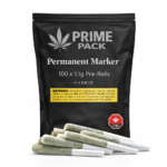 Prime Pack Permanent Marker – 100 × 1.1g Pre-Rolls (Hybrid)
