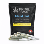 Prime Pack Island Pink – 100 × 1.1g Pre-Rolls (Indica)